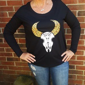 Cow skull top